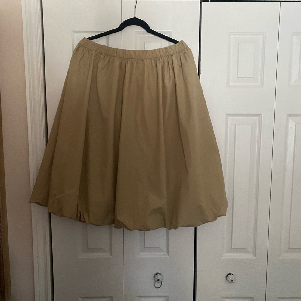 Sunday Best A-Line Skirt in Tan